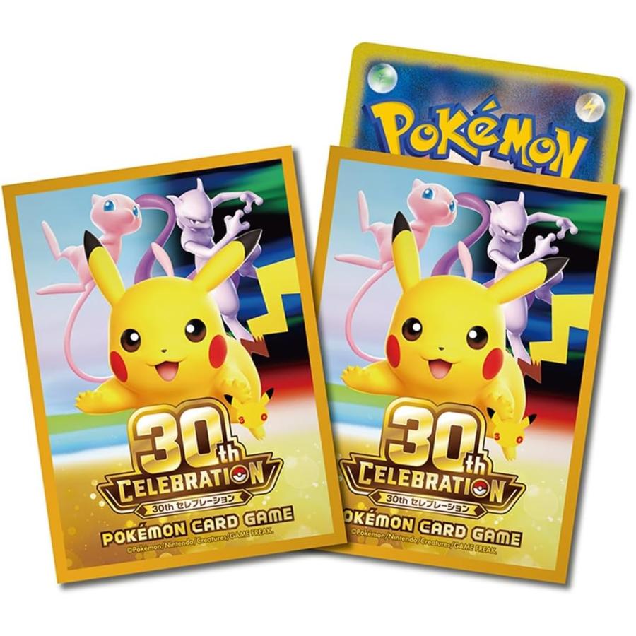ポケモンカードゲーム デッキシールド プレミアム・グロス 30th CELEBRATION 新品未開封品